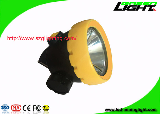 4000lux IP68 su geçirmez Turuncu / Siyah LED Madencilik Işık Yangınla Mücadele / Tersane İçin 1000 Döngü Ömrü