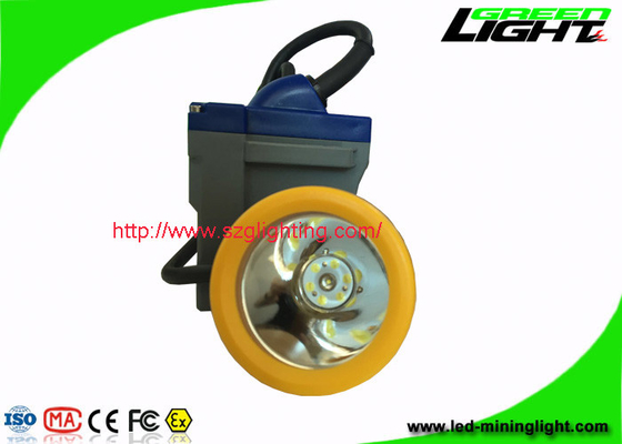 Hafif LED Madenciler Işık IP68 su geçirmez 15000lux Yüksek Parlaklık Madenciler Kask Işığı