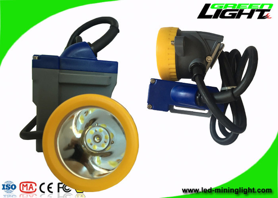 Hafif LED Madenciler Işık IP68 su geçirmez 15000lux Yüksek Parlaklık Madenciler Kask Işığı