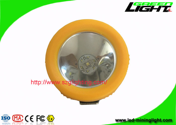 Kısa Devre Korumalı Sarı / Siyah LED Madencilik Işık 3.8Ah Pil Kapasitesi