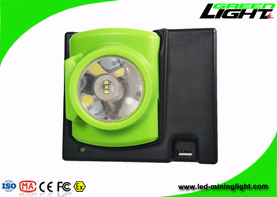 Güçlü Parlaklık 15000lux Madenci Kapak Lambası 1.78 Watt 4 Saat Şarj Süresi Manyetik USB şarj portu ile