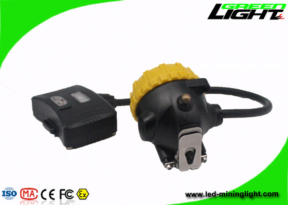 GLS12-A Yarı Kablolu Led Madenciler Cap Lambası 15000 Lux Yüksek Parlaklık, Arka Uyarı Işığı ile