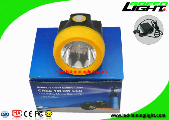 USB Şarj Cihazı 170g Hafif Ağırlıklı 10000 Lux Yeraltı LED Kömür Madenciliği Işıkları