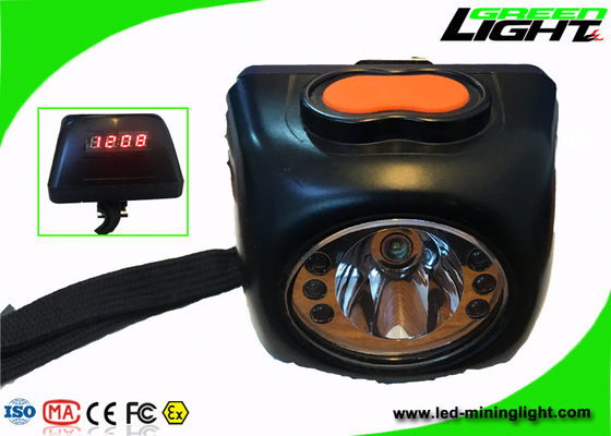 5.7Ah 8000lux Led Madencilik Cap Lambası Yüksek Işınlı LCD Ekranlı Suya Dayanıklı Yeraltı