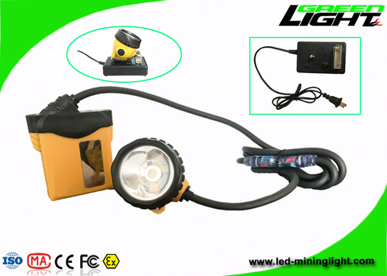 Yüksek Hafiflik Led Madenciler Işık, 25000lux Şarj Edilebilir Madenciler Far IP68