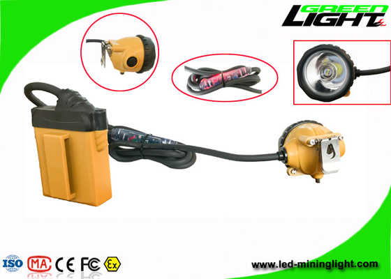 Yüksek Hafiflik Led Madenciler Işık, 25000lux Şarj Edilebilir Madenciler Far IP68