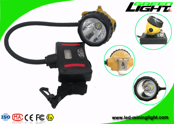 6.8Ah Şarj Edilebilir LED Madencilik Işık Farları 15000lux Parlaklık 15 Saat Çalışma Süresi