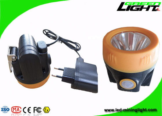 USB Şarj Cihazı ile 10000lux Şarj Edilebilir Led Madencilik Kapak Lambası 3.8Ah Pil Kapasitesi