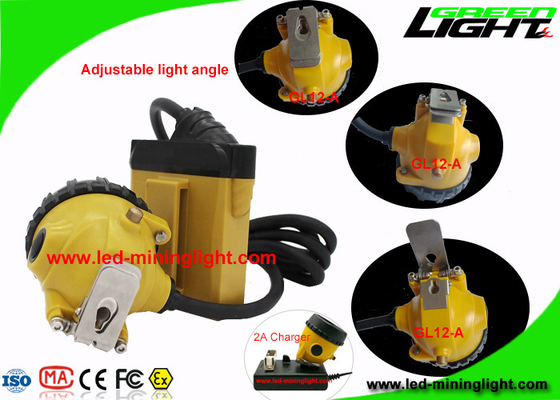 Kablo Sertleştirilmiş Camlı Tek Tasarım 25000 Lux Cree LED Madenciler Hafif Darbeye Dayanıklı