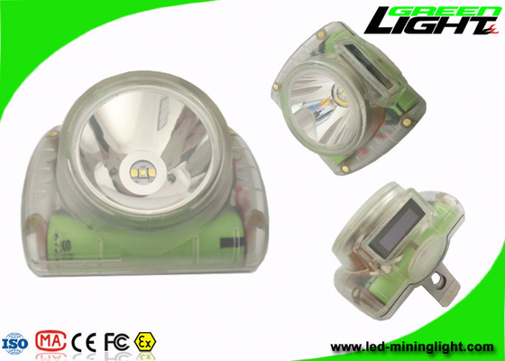 13000lux LED Akülü Madencilik Kap Lambaları IP68 OLED Ekranlı Suya Dayanıklı USB Şarjı