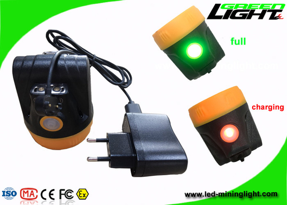 3.7V Şarj Edilebilir Baret LED Işıklar, Madenciler Kapak Lambaları Akülü ABS Malzemesi
