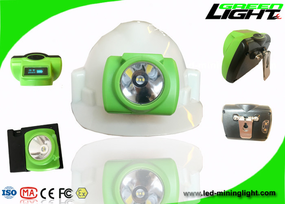 USB Şarj Led Akülü Madencilik Işığı, Kapak Lambası Madenciliği PC Işın Güvenliği OLED Ekranı
