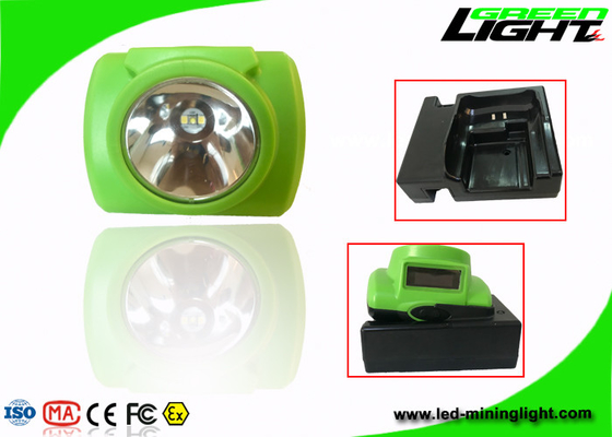 USB Şarj Led Akülü Madencilik Işığı, Kapak Lambası Madenciliği PC Işın Güvenliği OLED Ekranı