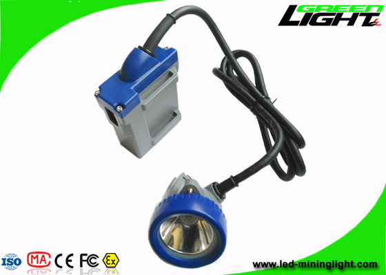 6.6Ah Şarj Edilebilir LED Madencilik Işık Kablolu Elektrikli Kapak Lambası IP68 Su Geçirmez