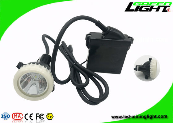 CE LED Madencilik Işığı IP68 Su Geçirmez 6.6Ah Şarj Edilebilir Li - İyon Pil 10000lux Parlaklık