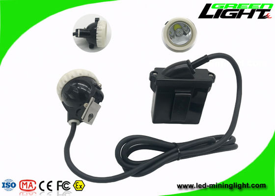 CE LED Madencilik Işığı IP68 Su Geçirmez 6.6Ah Şarj Edilebilir Li - İyon Pil 10000lux Parlaklık