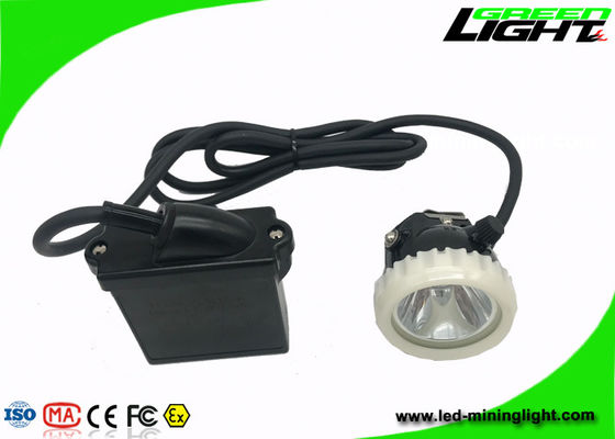 CE LED Madencilik Işığı IP68 Su Geçirmez 6.6Ah Şarj Edilebilir Li - İyon Pil 10000lux Parlaklık