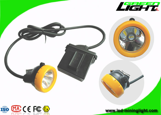 Düşük Güç Uyarı Fonksiyonu ile CREE LED Madencilik Sabit Şapka Led Işıklar 10000Lux
