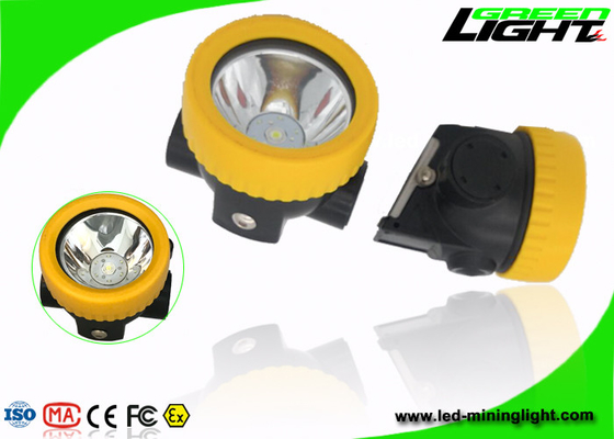 IP68 Su Geçirmez Led Madencilik Kap Lambası, Sabit Şapka Led Işıkları ABS Malzeme 2.2Ah Pil