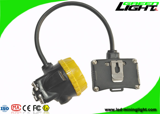 IP68 Madencilik Kapağı Işıkları 15000lux Yarı Kablolu 3.7V 450mA 6.8Ah Panasonic Pil