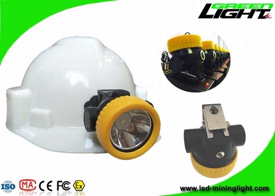 IP68 Su Geçirmez Led Madencilik Kap Lambası, Sabit Şapka Led Işıkları ABS Malzeme 2.2Ah Pil