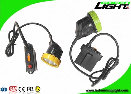 Su geçirmez IP67 Madencilik Şarj Edilebilir LED Far 3.7V 11.2Ah 50000lux Avcılık İçin