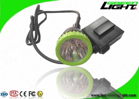 3.7W Yüksek Güçlü LED Kömür Madenciliği Işıkları 50000lux 13hrs Aydınlatma Süresi Kafa Lambaları
