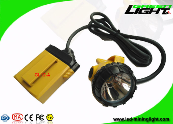 Kablo SOS Düşük Güç Uyarısı ile Ultra Parlak LED Madencilik Far 10.4Ah IP68