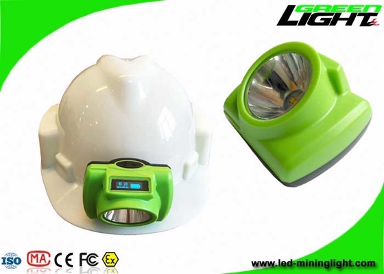 ABS PC Malzemesi Şarj Edilebilir LED Far OLED Ekran IP68 13000lux 6.8Ah 1.78W