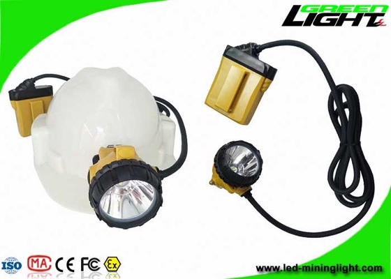 CREE LED 25000lux Kömür Madenciliği Işıkları 10.4Ah SOS Düşük Güç Uyarı Fonksiyonlu Samsung Pil