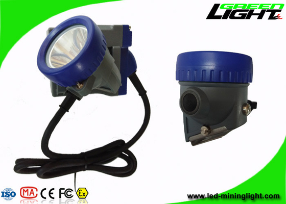 Şarj edilebilir 6.6Ah Led Madenciler Kapak Lambası 4000lux GLT-7A Kablolu IP68 PC Malzemesi