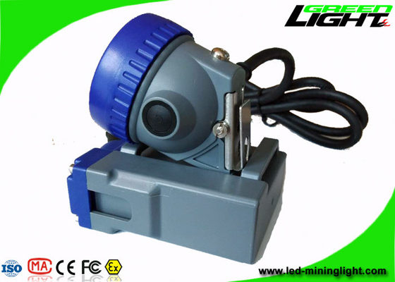 Şarj edilebilir 6.6Ah Led Madenciler Kapak Lambası 4000lux GLT-7A Kablolu IP68 PC Malzemesi