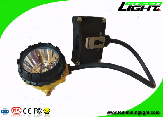 Yarı Kablolu Led Madenci Kapak Lambası 15000 Lux GLS12-A 6.8 Ah Panasonic Batarya IP 68