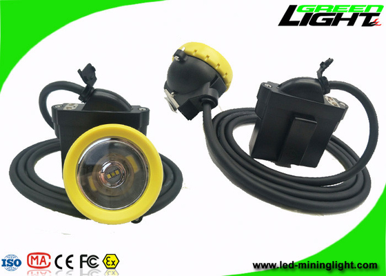 10000lux Safety Miners Cap Lambası IP68 GL5-D LED Endüstriyel USB Şarj Edilebilir
