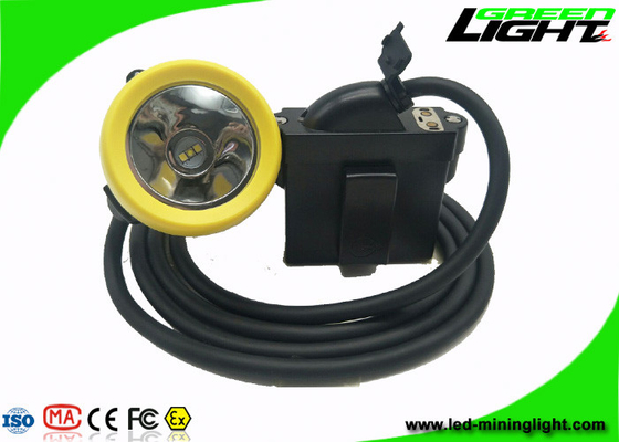 10000lux Safety Miners Cap Lambası IP68 GL5-D LED Endüstriyel USB Şarj Edilebilir