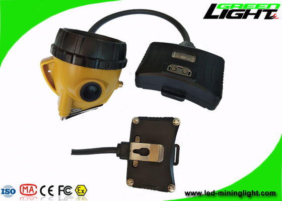 Emniyet Halatlı Yarı Kablolu LED Madencilik Işığı 6.8Ah IP68 1200 Pil Çevrimleri