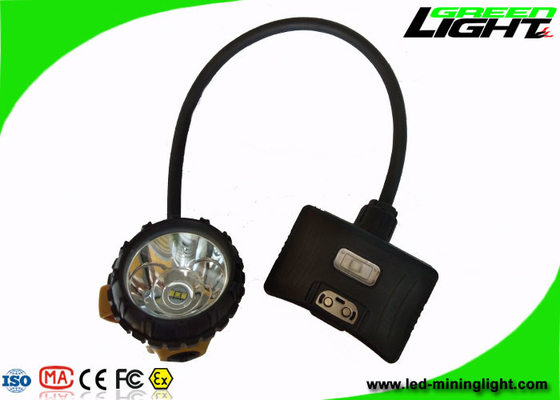 Emniyet Halatlı Yarı Kablolu LED Madencilik Işığı 6.8Ah IP68 1200 Pil Çevrimleri