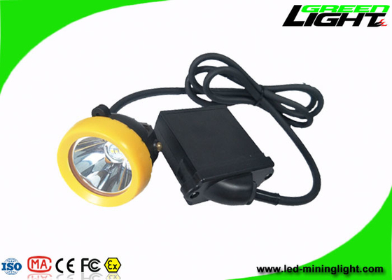 Silikon Düğmeli Cree Kaynak LED Madencilik Işık IP68 10000lux 6.6Ah Pil