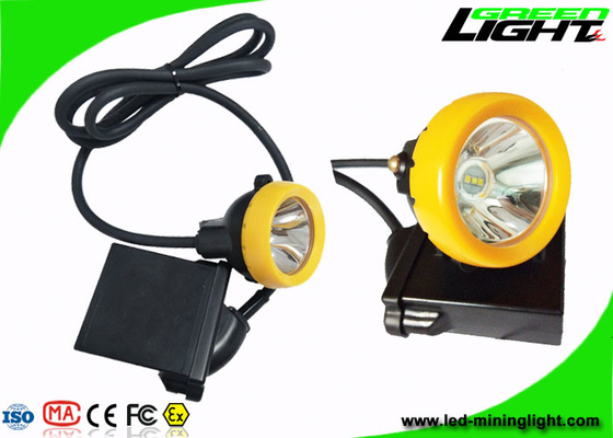 Silikon Düğmeli Cree Kaynak LED Madencilik Işık IP68 10000lux 6.6Ah Pil