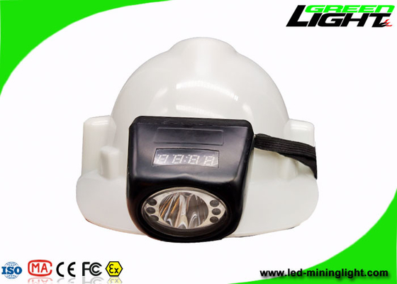 Dijital Ekran Madenciliği Sabit Şapka Işıkları Taşınabilir Hafif IP68 8000lux Akülü