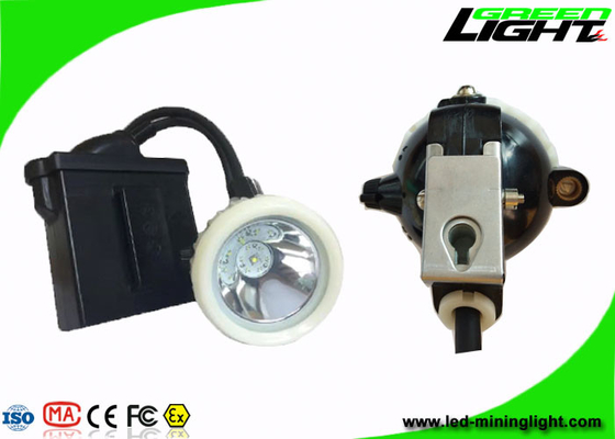 10000Lux LED Madencilik Işığı IP67 PC Lamba Gövdesi 6.6Ah Şarj Edilebilir Li - İyon Pil