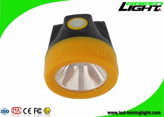 Hafif LED Şarj Edilebilir Madenciler Kapak Lambası 10000lux Parlaklık 1 Yıl Garanti
