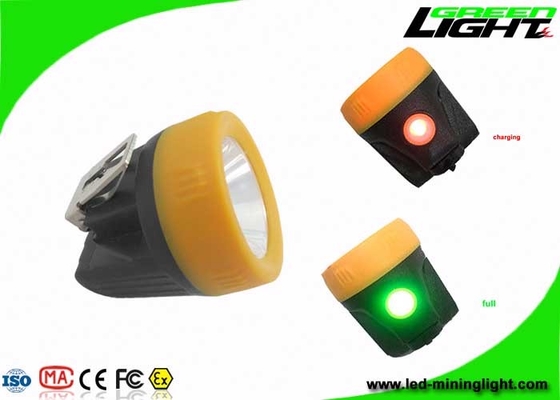 Hafif LED Şarj Edilebilir Madenciler Kapak Lambası 10000lux Parlaklık 1 Yıl Garanti