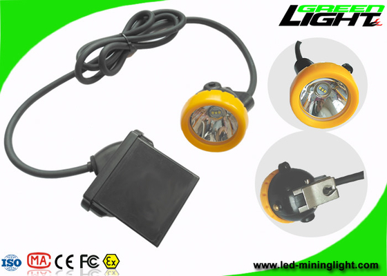 Silikon Düğme Kapaklı IP68 Led Madencilik Işık 10000lux Düşük Güç Uyarı Fonksiyonu