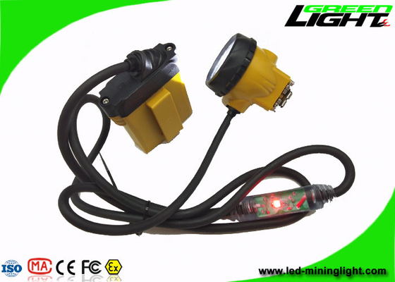 Dört Aydınlatma Modlu 3.7V 10.4Ah LED Madencilik Far 25000lux Uzun Far