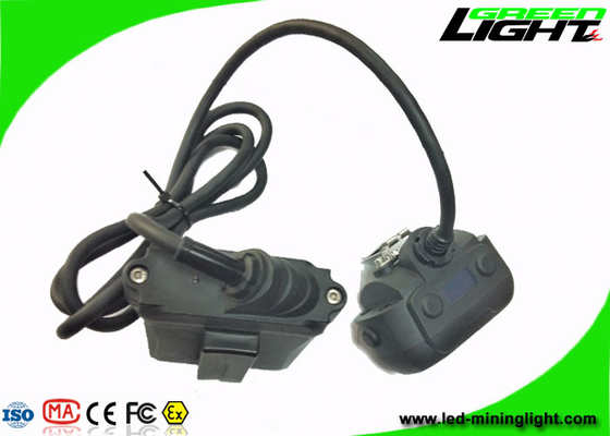 Çift Kirişli LED Madencilik Kap Işıkları 15000lux 10.4Ah Panasonic Batarya Antistatik Matetial