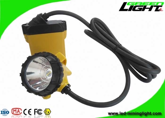 3W Cree LED Madencilik Sabit Şapka Düşük Güç Uyarısı ile 25000Lux Dört Aydınlatma Seviyesi