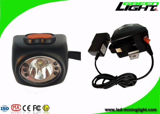 Dijital Ekran Taşınabilir Akülü Madencilik Kapak Lambaları IP68 8000lux Yüksek Parlaklık