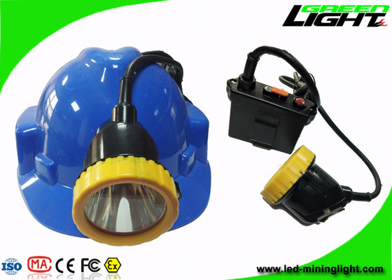 IP67 Su Geçirmez Kömür Şarj Edilebilir Madenciler Far 3.7W 11.2Ah Li İyon Pil