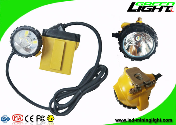 GL12-A 25000lux Madencilik Baret Far IP68 Su Geçirmez 10.4Ah Düşük Güç Uyarısı